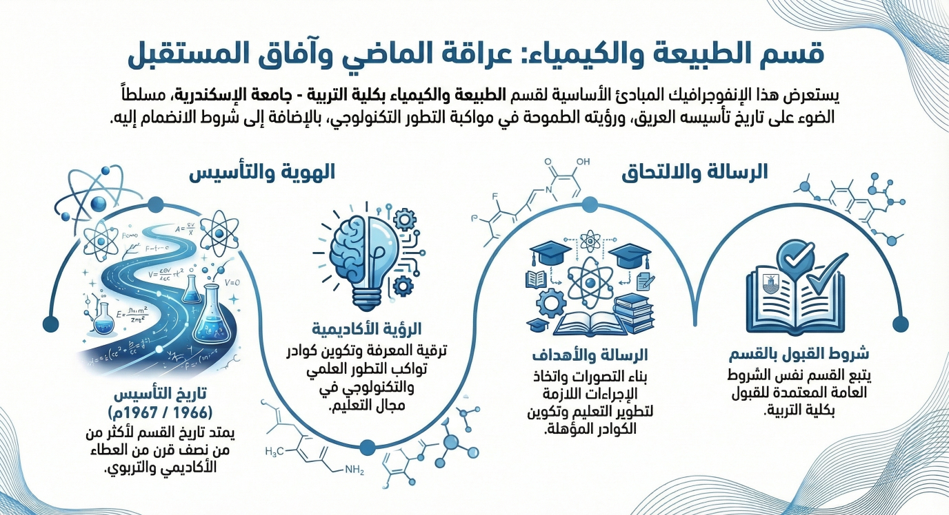 أنفوجرافيك - قسم الطبيعة والكيمياء
