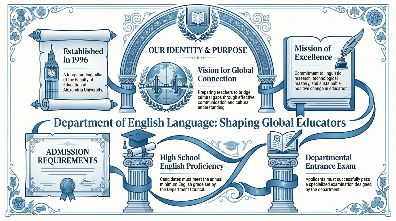 أنفوجرافيك - قسم اللغة الإنجليزية